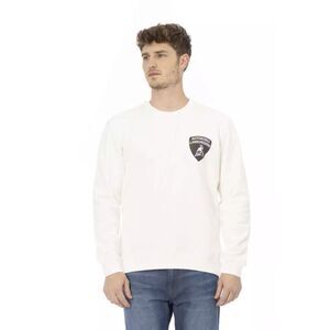 Automobili Lamborghini White Cotton Men's Men's Sweater